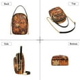 thumbnail image 3 of FORMRS Crossbody Bag for Women Quilted Travel Shoulder Cell Phone Purse with Chain Strap Handbag, Fall Pattern, 3 of 7