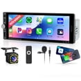 thumbnail image 1 of Single Din Car Stereo with Wireless Carplay Android Auto-2025 Upgraded Bluetooth 5.2 Type-C Dual Mic 6.9 Inch IPS Touch Screen Car Radio with Backup, 1 of 7