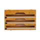 thumbnail image 1 of Wrap Dispenser with Slide Cutter Stroage Holder for Plastic Wrap, Foil and Wax, Natural Bamboo Organizer Wall Mounted, 1 of 5