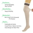 thumbnail image 6 of Women’s Thigh High Knitted Socks – 1 Pair Warm Over-The-Knee Long Boot Socks – Stretchy, Soft & Stylish – Fits Shoe Size 5-10, 6 of 6