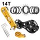 thumbnail image 5 of Kit de Conversión de Velocidad única Sunnimix para bicicleta de montaña Tensor de cadena 14T Dorado, 5 of 8