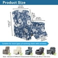 thumbnail image 7 of Jiueut Vintage Daisy Pattern Recliner Covers, Dustproof Couch Protection Elastic Recliner Chair Covers for Universal Fit Sofas, 7 of 7