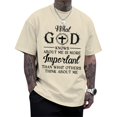 thumbnail image 2 of Ankishi Jesus Shirts for Men Cross Short Sleeve Casual Crewneck Religious Tee Shirts Fashion Clothes for Streetwear, 2 of 10