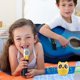 thumbnail image 1 of Altavoz inalámbrico estéreo Bluetooth mini, subwoofer portátil, diseño de dibujos animados, uso para niños, amarillo, 1 of 8