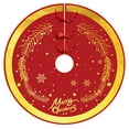 thumbnail image 2 of Taotanxi Christmas Tree Skirt 90Cm Soft Faux Fur Tree Skirt Plush Christmas Decoration Colorful Decoration Christmas Tree Skirt Christmas Decoration Indoor Holiday Party Decoration, 2 of 6