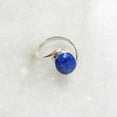 thumbnail image 2 of 925 Sterling Silver Certified Handmade Lapis Lazuli stone Cluster Ring For Ring, 2 of 7