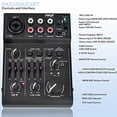 thumbnail image 2 of Pyle 3-Channel Professional Compact Bluetooth DJ Mixer With Audio Interface, 2 of 6