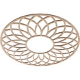 thumbnail image 2 of 30"OD x 10 1/4"ID x 3/8"T Cannes Wood Fretwork Pierced Ceiling Medallion, Alder, 2 of 3