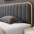 thumbnail image 4 of Bed Frame,Stylish Bed Frame with Headboard,Heavy Duty Platform Bed Frame with Under Bed Storage,No Box Spring Required,No Noise,Easy to Assemble, 4 of 7