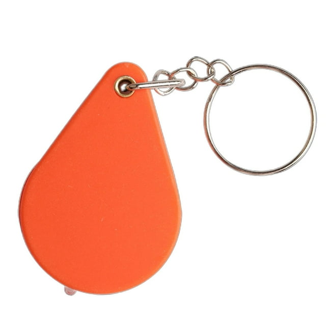 Loupe de Poche Pliable - Matériau ABS, Design Porte-Clés pour Lecture et Inspection