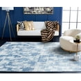 thumbnail image 4 of SAFAVIEH Amelia Carrie Abstract Area Rug, Ivory/Blue, 6'7" x 6'7" Square, 4 of 12