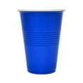 thumbnail image 2 of (4 pack) Way to Celebrate! Disposable Electric Blue Party Plastic 16 fl oz Cups, 18ct, 2 of 5
