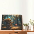 thumbnail image 4 of Balery Cute Butterfly Bear Pattern Canvas Decorative Picture – 30x40in Premium Wall Art, Modern Canvas Print for Home Decor（Horizontal）, 4 of 6