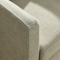 thumbnail image 4 of Serene Fabric Slipcovered Swivel Armchair in Linen, 4 of 9