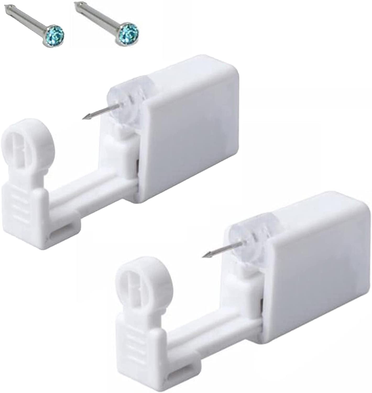 Nose Piercing Gun 2 Pack Self Nose Piercing Kit Disposable Nose