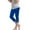 Blue, variant on Gyexs Girls Leggings Size 140 Cotton Leggings Sportswear Solid Color Cotton Leggings (Blue, 140)
