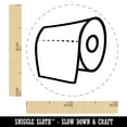 thumbnail image 2 of Toilet Paper Doodle Self-Inking Rubber Stamp Ink Stamper - Green Ink - Mini 1/2 Inch, 2 of 7