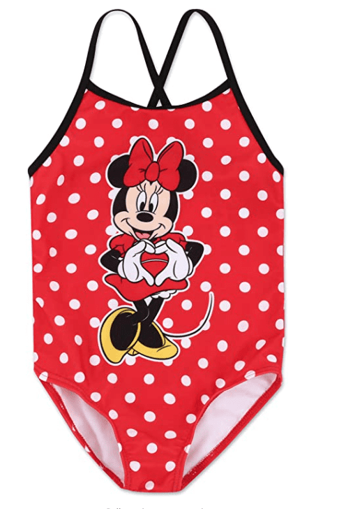 Details about   Girl's Disney Minnie Mouse Swimsuit 18M Red Polka Dot UV 50 Protection NWT 