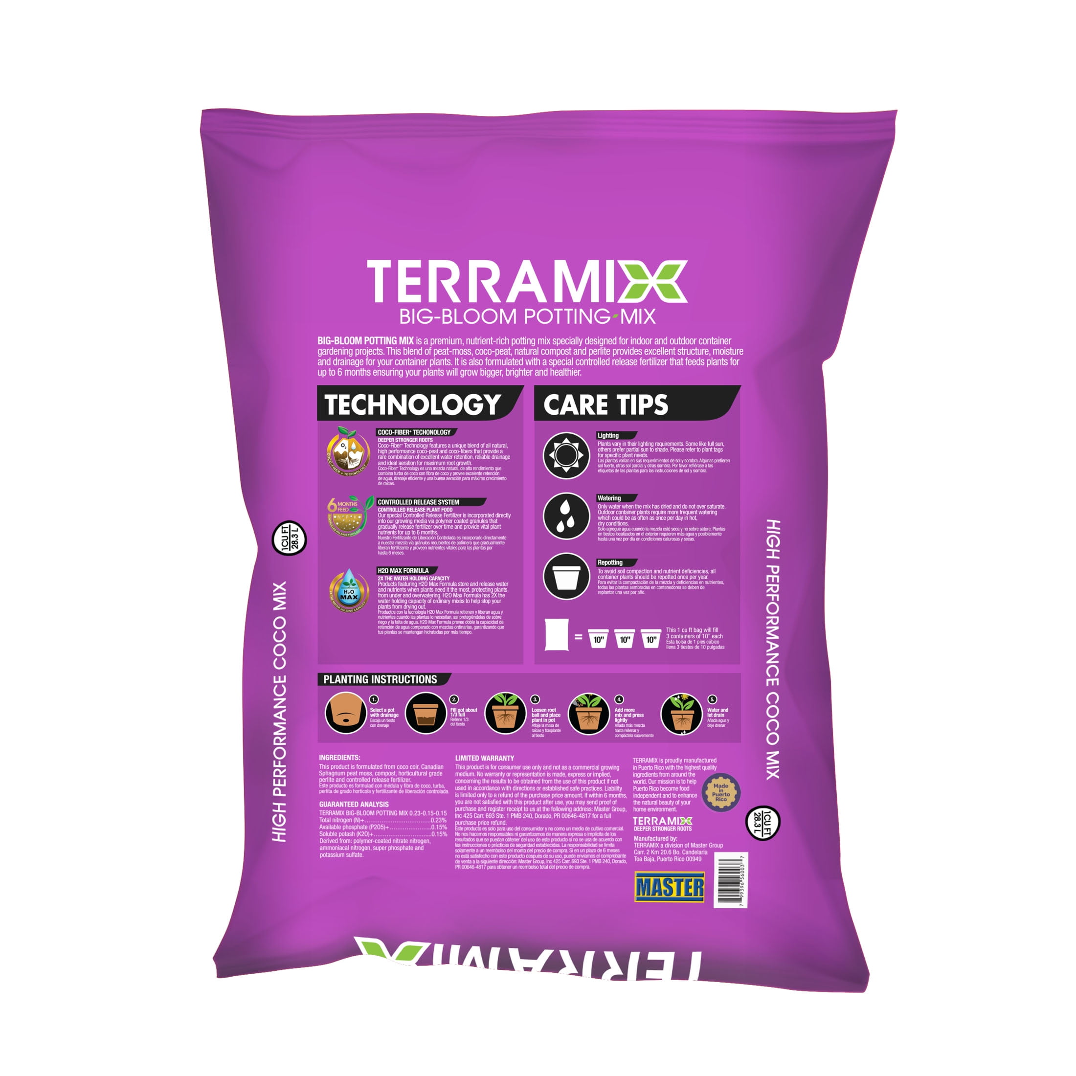 Terramix Big Bloom Potting Mix, 1 cu. ft