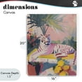 thumbnail image 4 of Stupell Industries Modern In The Quiet Shade Tiger Canvas Art, 16 x 20, by Svetlana Aleynikova, 4 of 8