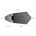 thumbnail image 3 of 6 String Guitar Metal Tailpiece with Screws for Jazz Electric Guitar Musical Instrument Parts Black, 3 of 6