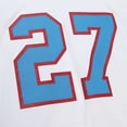 thumbnail image 4 of Men's Mitchell & Ness Eddie George White Tennessee Oilers Legacy Replica Jersey, 4 of 4