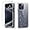 060-Clear, variant on Design for iPhone 15 Pro Case Glitter Full Body Protective 3 in 1 Heavy Duty Hybrid Hard PC Rugged Transparent Bling Sparkle Cover Phone Cases for Apple iPhone 15 Pro 6.1", Clear