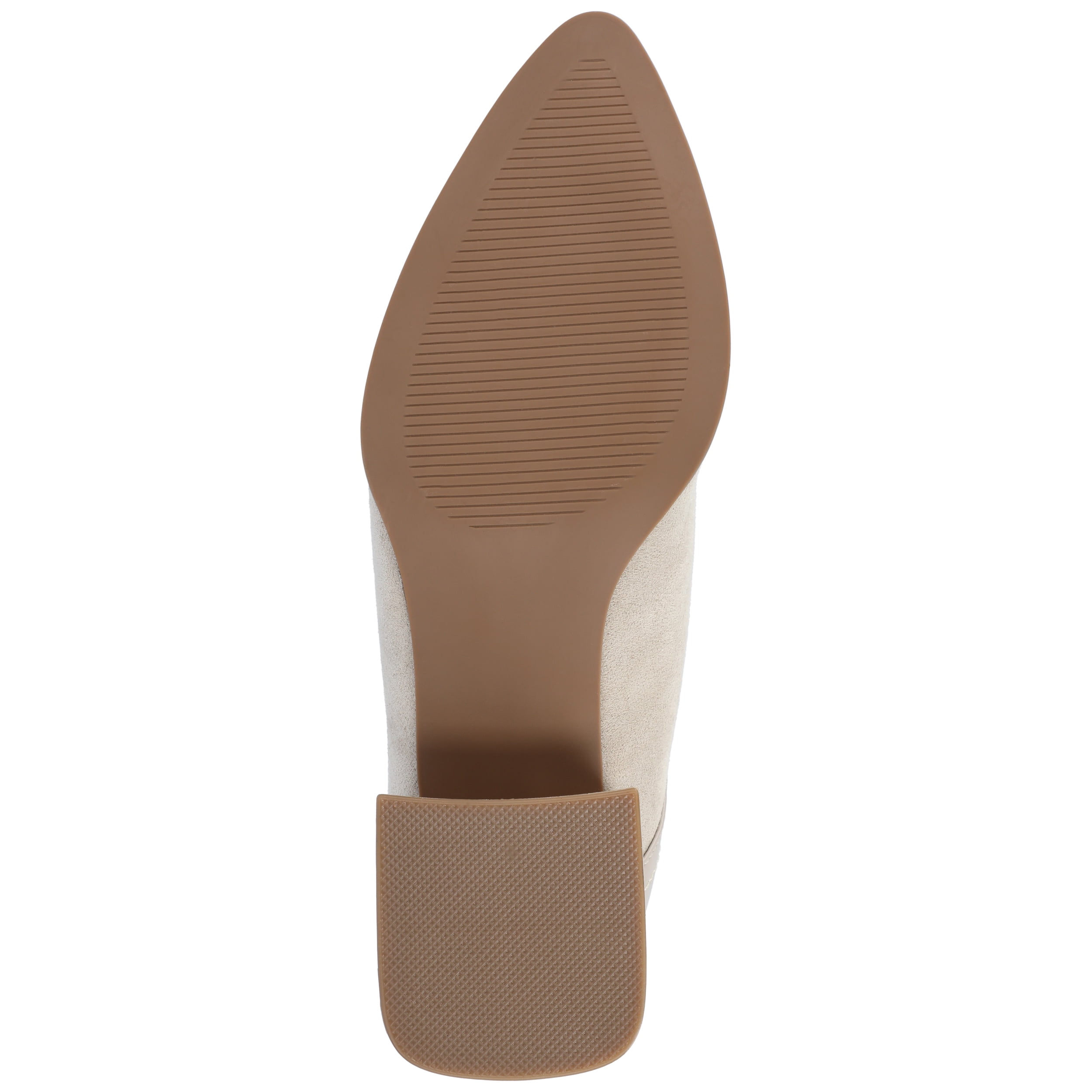 Journee Womens Consuello Two Tone Pointed Toe Booties, Widths Available