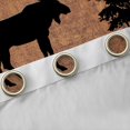 thumbnail image 4 of Feelyou Elk Deer Blackout Curtains Set of 2 (52x84 Each), Pine Tree Window Curtains, 4 of 6