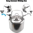 thumbnail image 5 of Corny Keg Ball Lock Quick Disconnect CO2 Ball Lock and Ball Lock Liquid with Swivel Nut and Worm Clamps for Cornelius Keg Home Brewing Kegging by PERA, 5 of 6
