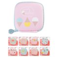 thumbnail image 2 of Earbud Case Cartoon Print Mini Multi-purpose Earphone Carrying Case Coin Bag, 2 of 10