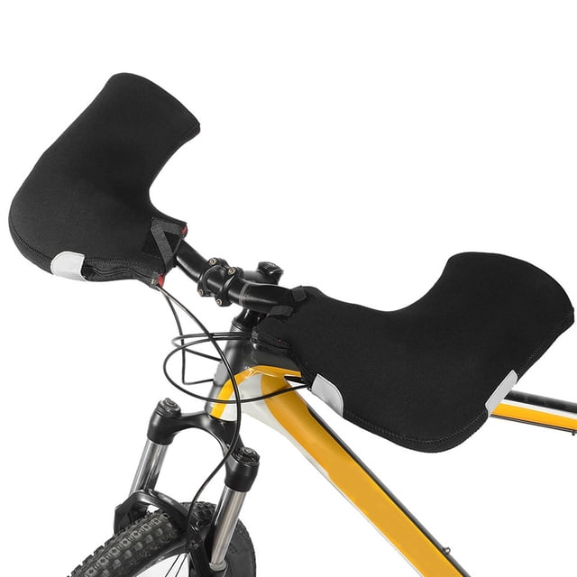 Manoplas Neopreno a prueba de lluvia Invierno MTB Motor Ciclismo Manillar Manillar Extremos Mitones ROCKBROS Manoplas