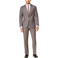 thumbnail image 1 of Kenneth Cole Mens Slim Two Button Formal Suit, Grey, 42 R/M37.5  / W x L, 1 of 1