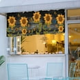 thumbnail image 6 of Sunflower Window Valance 53.94x17.72in Cottage Curtain Rod Pocket Valance Light Blocking Polyester Decor for Living Room Kitchen(B), 6 of 6