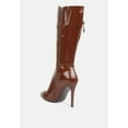 thumbnail image 4 of TSAROH Zip Around Calf Boot In Tan, 4 of 5