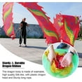 thumbnail image 4 of Dragon Poi Green Dance Dragon Spinning Ribbons, Washable Silk-like Spinning & Shaking Poi Set With Dragon Head, For Belly Dance Dance Colorful Silk Poi Flags, 4 of 7