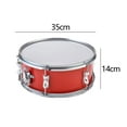 thumbnail image 7 of 13" Snare Drum, Professional Music Drums, for Children Teens, Birthday Gifts Red Adjust Spring, 7 of 7