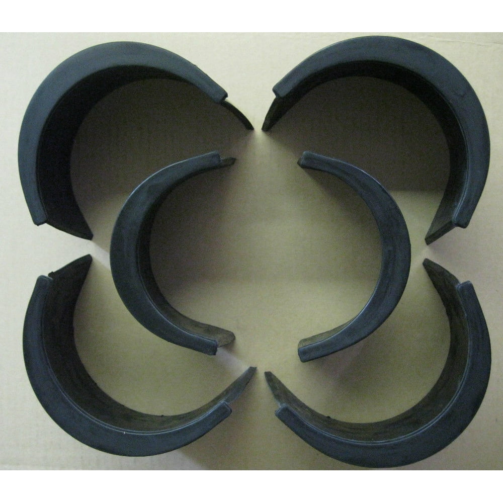 Set of 6, 3 Inch billiard Pool Table Rubber drop Pocket Liners