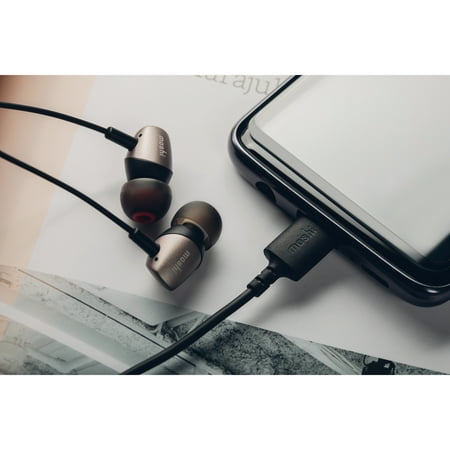 Moshi - Mythro C USB-C Wired In-Ear Headphone - Gray