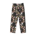 thumbnail image 6 of Daiia Floral Insects Men's Sleep Pant with Pockets and Drawstring,Pajama Pants-Small, 6 of 9