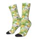 thumbnail image 1 of Balery Gnome and Pineapple Calcetas Largas con Estampado para Hombre y Mujer – Suaves y Transpirables, Talla Única (US 5-11), 1 of 6
