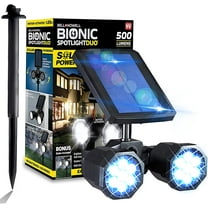 Bell   Howell Bionic Spotlight Duo Solar Power Outdoor Motion Sensor 500 Lumen LED Security Light