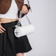 thumbnail image 3 of Bolso bandolera de moda para mujer Bolso bandolera de hombro de cuero PU de color sólido (Blanco) Tmvgtek Para Estrenar, 3 of 7