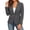 Dark Gray, variant on Breezora Women's Long Sleeve Single Button Blazer Work Suit Coat Casual Fall Office Jackets for Women
