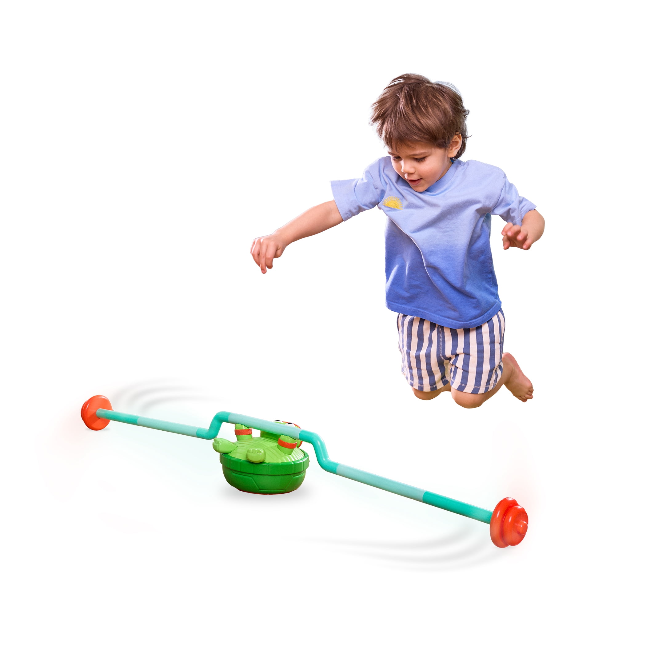 Battat Spin & Skip Musical Turtle Rotating Jump Toy with 7 Included Bars for Ages 3+