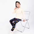 thumbnail image 6 of Kids Toddler Girls Leggings Warm Thick Fleece Lined Fall Winter Skinny Pants Teenage Child 3-13 Years, 6 of 7