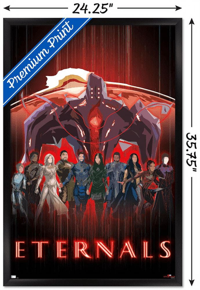 Marvel Eternals - Shadow Wall Poster, 22.375" x 34", Framed