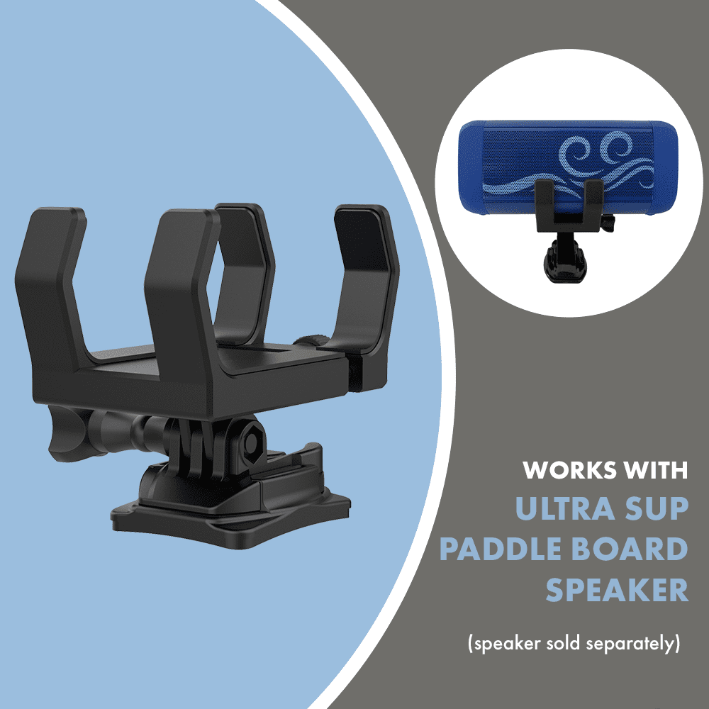 OontZ Golf & H2O Speaker Bracket and Clamp Mount - Attach Your Angle 3 Golf or Pro H2O Special Edition Speaker to Your Golf Cart, Pull Cart, Boat, Kayak or a Bar