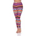 thumbnail image 1 of White Mark Leggings à Imprimé des Fêtes pour Femmes, 1 of 5