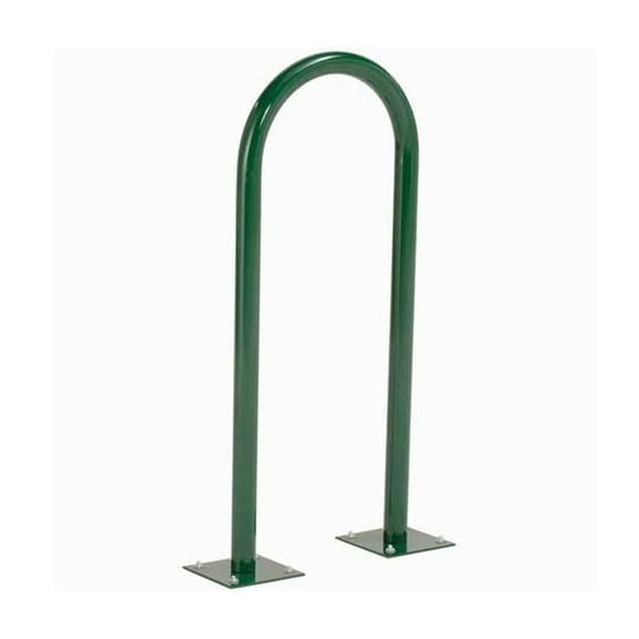 Global Industrial U-Rack Bike Rack 2-Bike Capacity Flange Mount Green